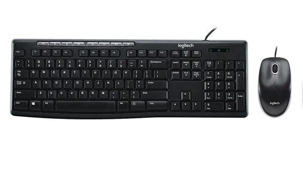 کیبورد و ماوس سیمی لاجیتک مدل MK200